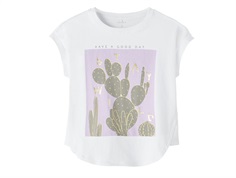 Name It bright white top print